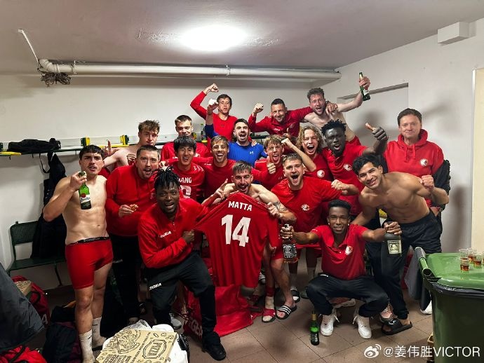 姜伟胜末轮踢满全场，助旧柳博夫尼亚红狐在斯洛伐克二级联赛保级