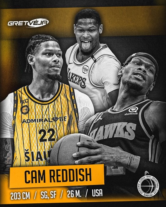 凤凰体育注册登录-立陶宛BC Siauliai队官方宣布签下2019年选秀第十顺位球员雷迪什